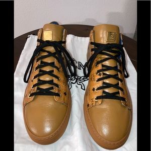 Mcm Mens Mid Top Sneakers Sz 42